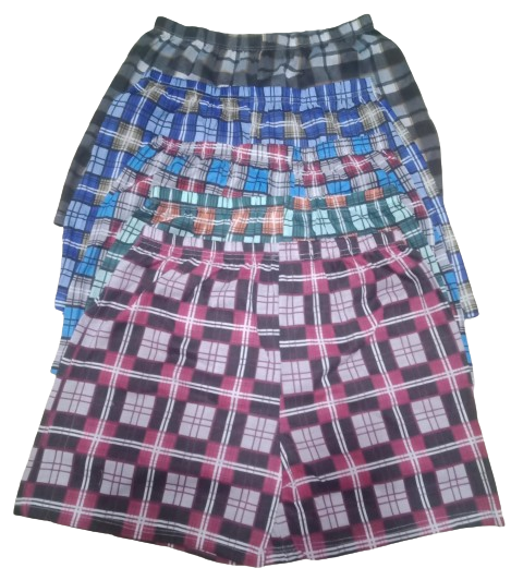 6 PCS MEN'S BOXER SHORTS-CHECKED (Stretchy and comfortable).
