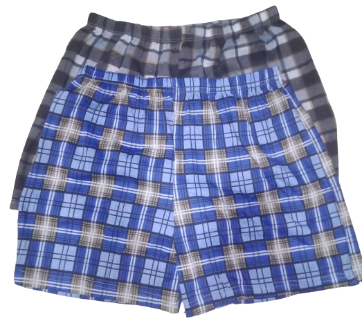 6 PCS MEN'S BOXER SHORTS-CHECKED (Stretchy and comfortable).
