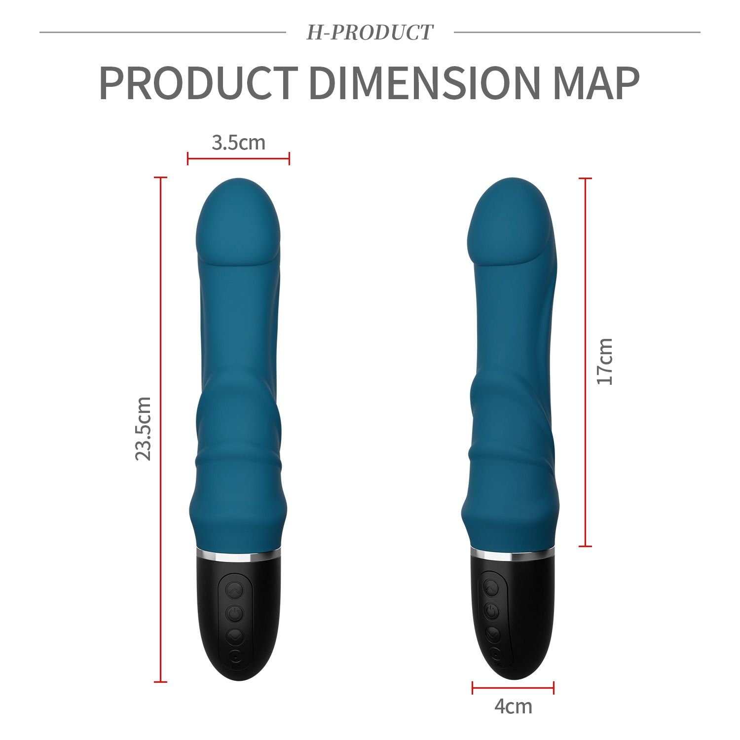 23cm Huge WAND Dildo RECHARGEABLE Vibrator for Women G Spot Vibrating Female Vagina Orgasm Masturbator Sexy Toys for Couple Sextoy - BLACK
