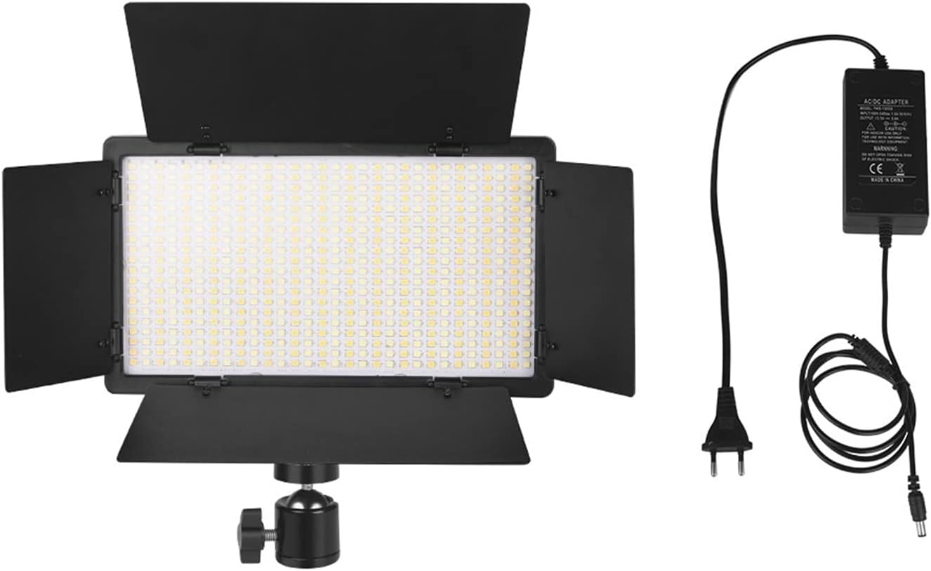 U800 LED light video light kit with 2.1m tripod stand, plug-powered camera video light, 3200K-5600K camera video light, plug-powered video conference live light