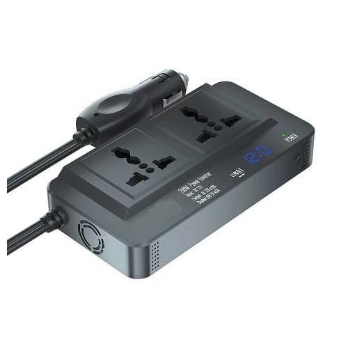 Car Power Inverter, 200W With 2 Socket Ports And 4 USB Ports35.8ccMaximum power:1.65kw/7500-10000rpmIdling speed:3000-3500rpmCarburater: diaphragm Fuel tank capacity 1200mlEngine model; Dera Engine type:4-stroke, Oil-cooling Displacement:35.8ccMaximum power:1.65kw/7500-10000rpmIdling speed:3000-3500rpmCarburater: diaphragm Fuel tank capacity 1200ml Engine model; Dera Engine type:4-stroke, Oil-coolingDisplacement:35.8ccMaximum power:1.65kw/7500-10000rpmIdling speed:3000-3500rpmCarburater: diaphra
