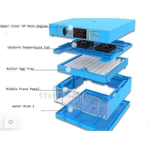 256 Egg Commercial Incubator Intelligent Automatic Egg Hatcher -can Use Electricity, Solar Or Battery