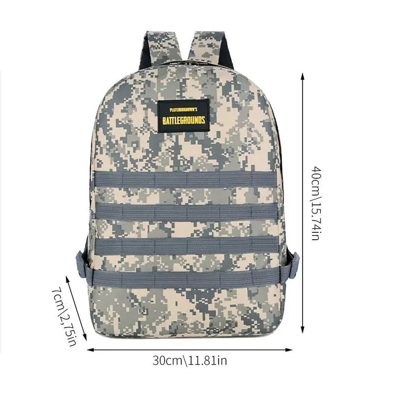 【This bag is a bit small】Camo Men Backpacks Hiking Day Pack Molle Rucksack Camo Backpack For Hunting Camping Outdoor Teen Boys Backpacks For School