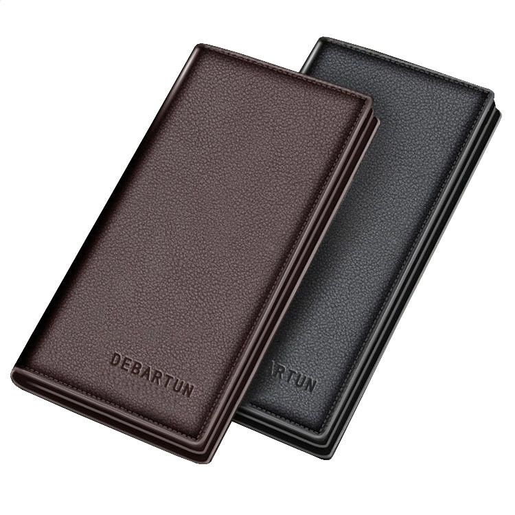 Men's Wallet Long Fashion Multiple Card Slots Men's Wallet Slim Long Thin Mens Luxury Wallet Designer Wallet Men with Coins Bag