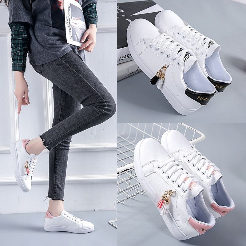 White Fringe Fashion Platform Sneakers Women Comfortable Women Casual Shoes Lightweight Lace-up Breathable Mesh Shoes Girl Tenis