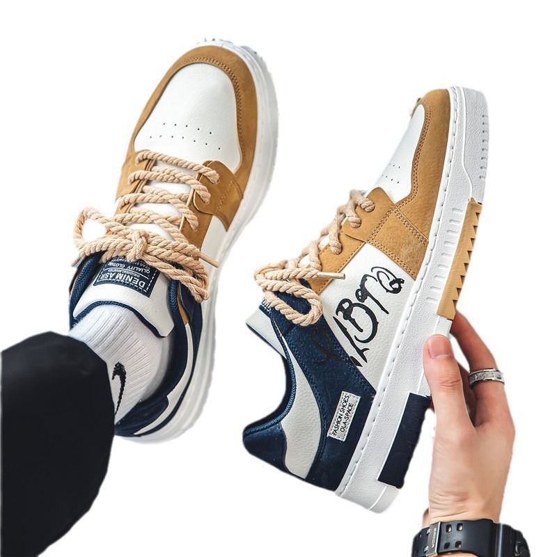 Fashion Designer Shoes Men Casual Platform Sneakes Lace Up Trainers Men's Shoes Mens Vulcanized Shoes