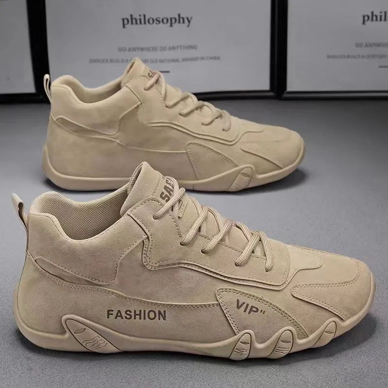 Men's shoes boots Martin boots New spring men's British style short boots tops casual black boots Anti-slip and wear-resistant Versatile fashion for teenagers Work shoes outdoor hiking shoes New work boots