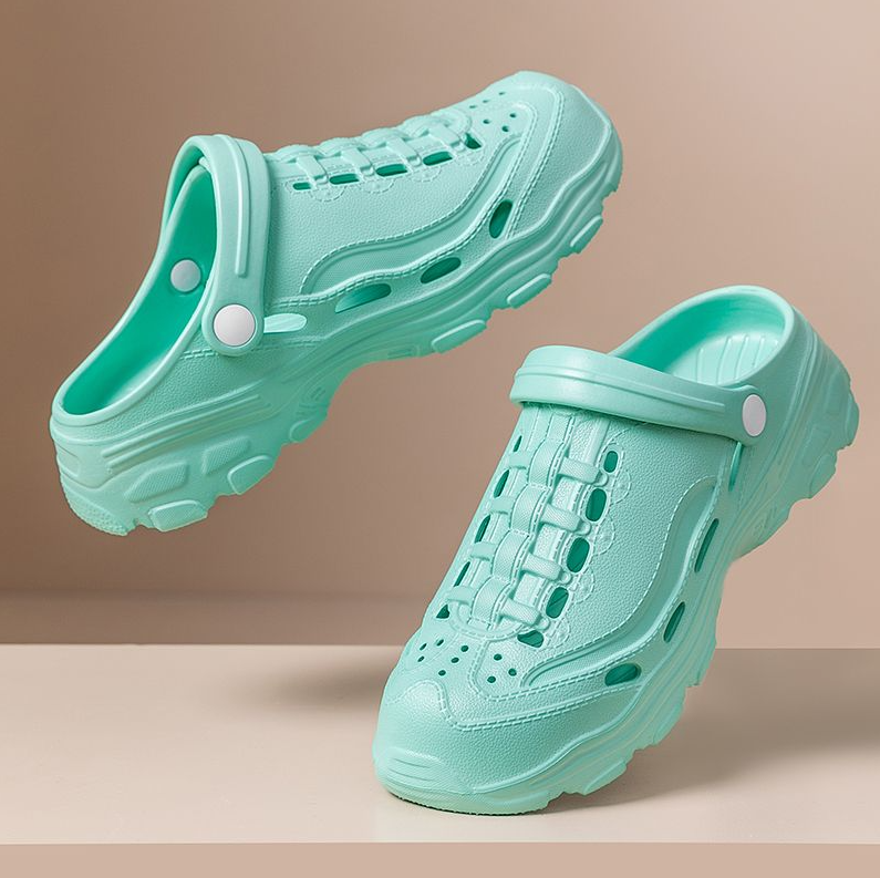 Women's Shoes Slippers Indoor Slippers Popular EVA Crocs for outdoor sports, soft-soled anti-slip thick-soled sandals and slippers
