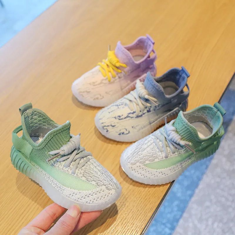 Kids Shoes Girls' Shoes Athletic Spring and autumn boys' sports shoes, breathable mesh shoes, new girls' casual shoes, soft-soled baby shoes Children's sneakers