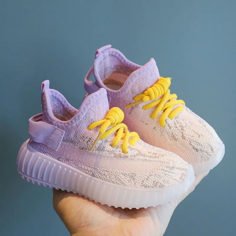 Kids Shoes Girls' Shoes Athletic Spring and autumn boys' sports shoes, breathable mesh shoes, new girls' casual shoes, soft-soled baby shoes Children's sneakers