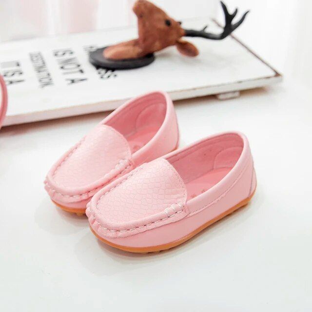 Kids Shoes Boys' Shoes Doudou shoes New children's shoes, bean shoes, boys' leather shoes, girls' single shoes, baby shoes, white Korean style trendy casual shoes