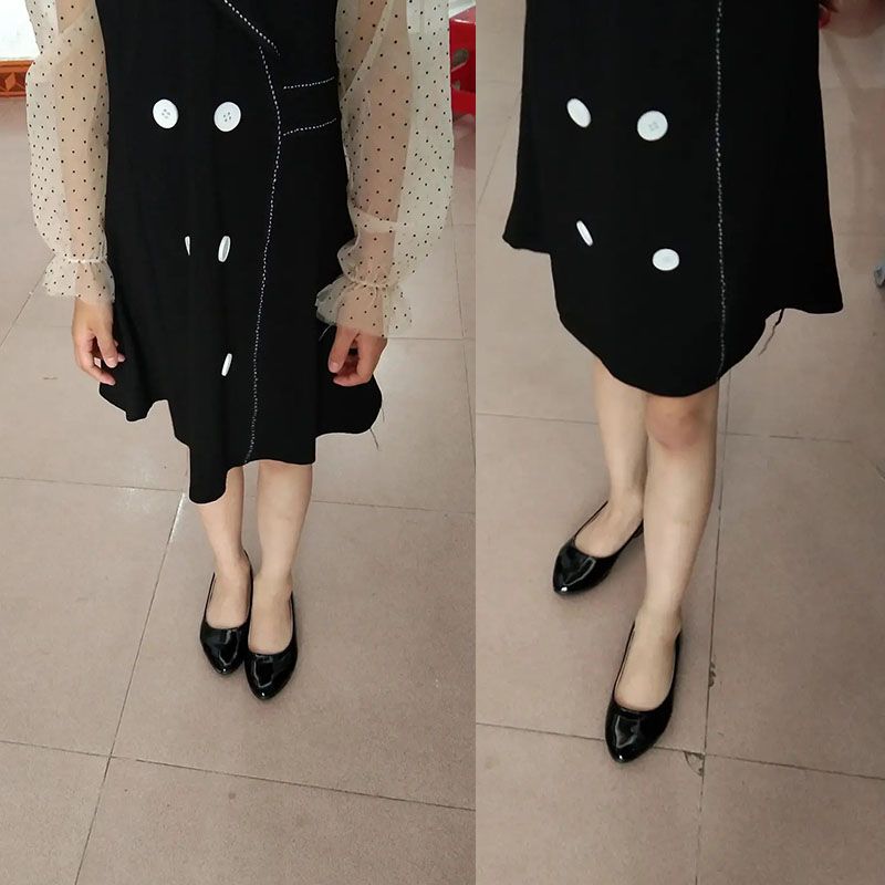 Kids Shoes Girls' Shoes Athletic New Girls Leather Shoes Korean Style Flat Little Girls Black Princess Shoes Children Always versatile Casual and versatile