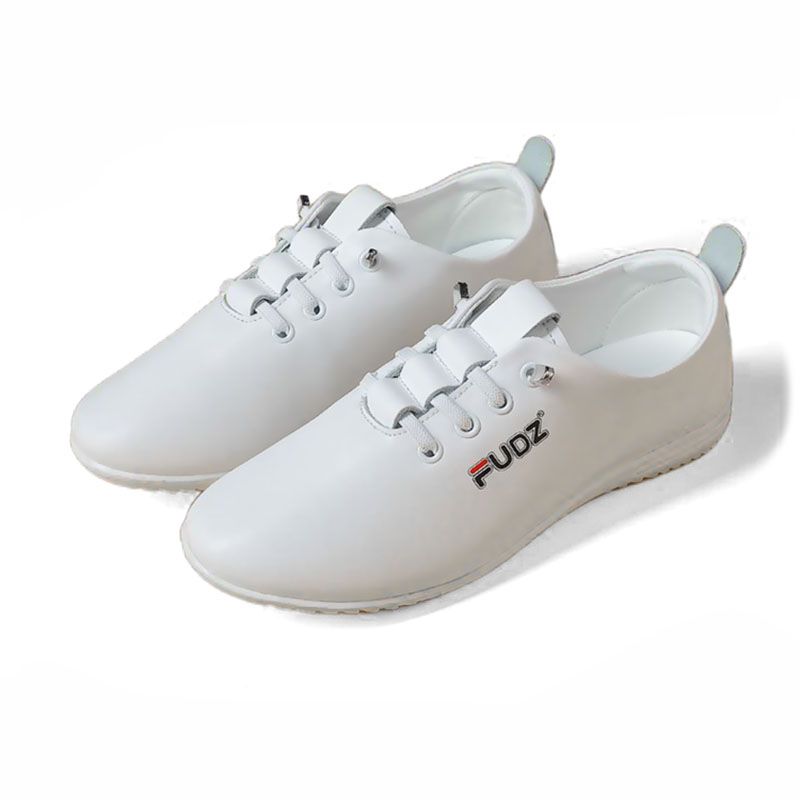 Women's Shoes Athletic Running Soft Leather White Shoes For Women Soft Sole Lightweight Mom Shoes Fashionable And Versatile Non-slip Sports Outdoor White Shoes