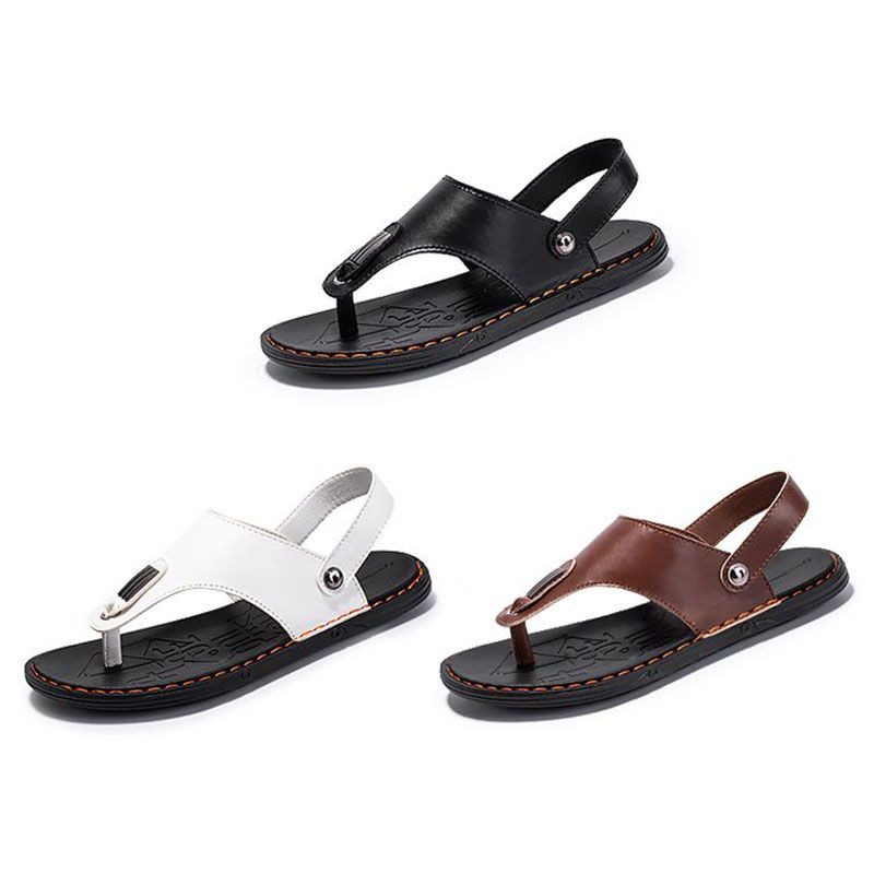 Men's Shoes Sandals Slippers Men's New Non-slip Sandals, Trendy Driving Flip-flops, Outdoor Dual-use Sandals, Beach shoes, fashionable and versatile
