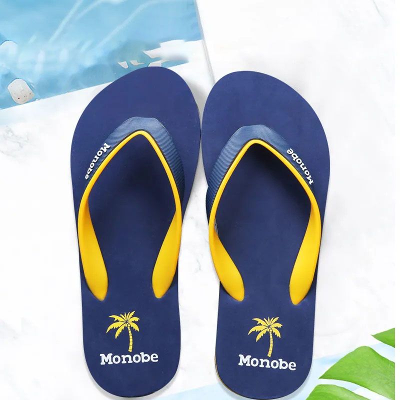 Men's Shoes Slippers Flip-Flops New Non-slip Flip-flops For Men, Outdoor Shock-absorbing and Wear-resistant Slippers, Men's bathing and home beach shoes Unisex