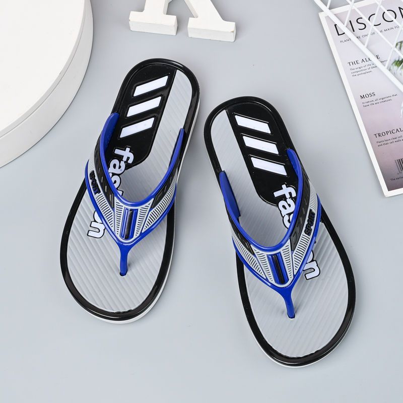 Men's Shoes Slippers Flip-Flops Men's Flip-flops, Non-slip, Wear-Resistant, Trendy, Personalized Flip-flops, Fashionable Beach Shoes For Men, Slippers
