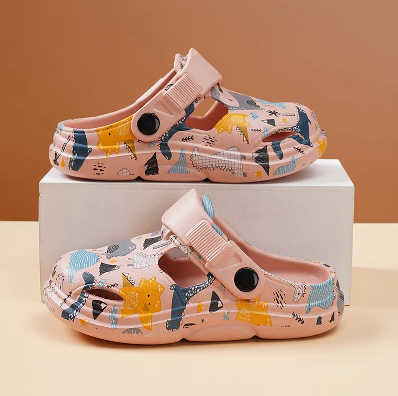Kids Shoes Baby Shoes Sandals Children'S Slippers, New Non-Slip Sandals, Slippers, Two-Wear, Comfortable, Breathable, Non-Weary, Big Children'S Sandals At Home