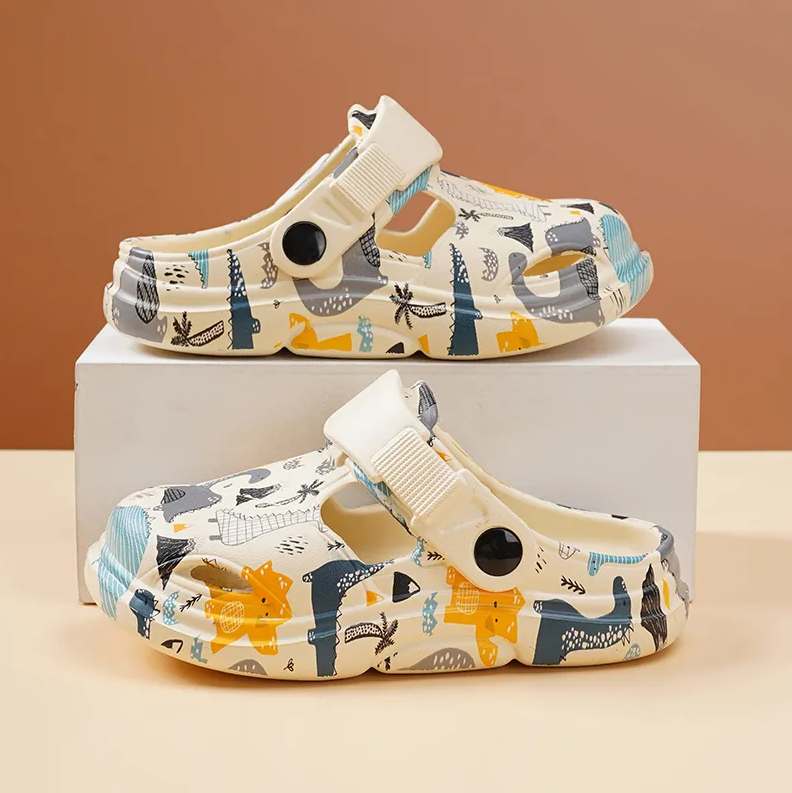 Kids Shoes Baby Shoes Sandals Children'S Slippers, New Non-Slip Sandals, Slippers, Two-Wear, Comfortable, Breathable, Non-Weary, Big Children'S Sandals At Home