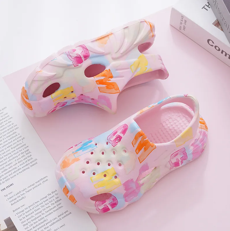 Kids Shoes Baby Shoes Sandals New Girls' Slippers, Non-Slip And Wear-Resistant, Women'S Clogs, Comfortable And Non-Abrasive, Beach Children'S Sandals