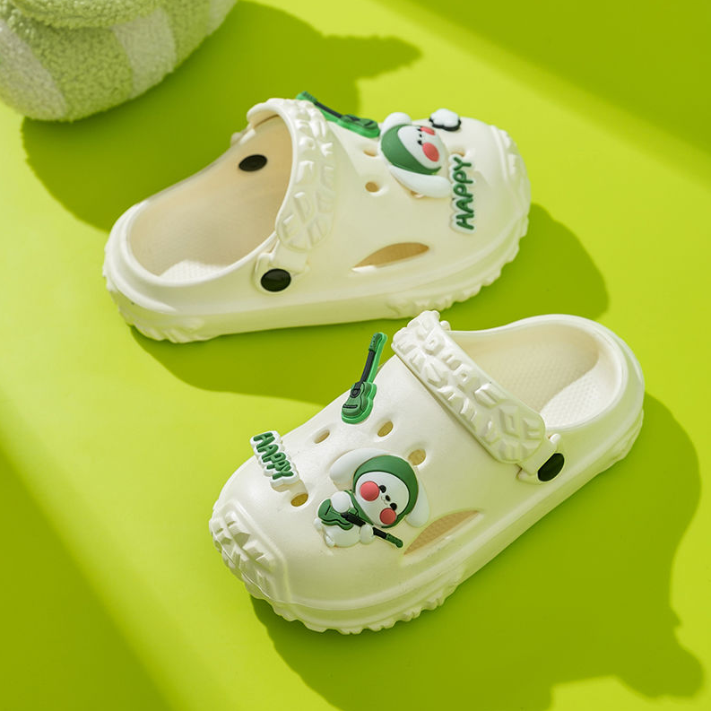 Kids Shoes Baby Shoes  Sandals Children'S Slippers New Style Boys And Girls Indoor Non-Slip Wear-Resistant Cartoon Large Children And Babies Outdoor Hole Shoes Sandals