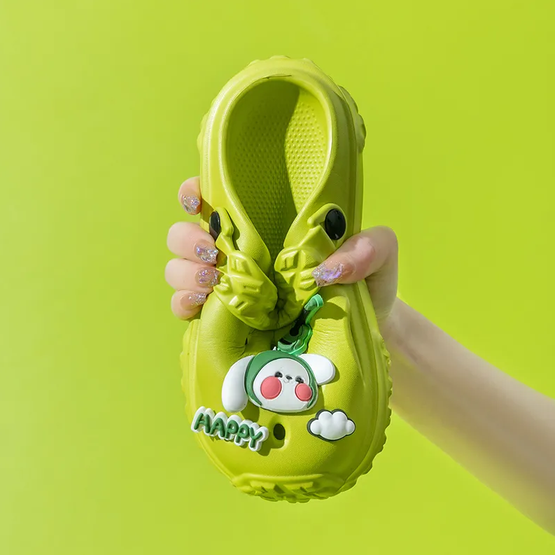 Kids Shoes Baby Shoes  Sandals Children'S Slippers New Style Boys And Girls Indoor Non-Slip Wear-Resistant Cartoon Large Children And Babies Outdoor Hole Shoes Sandals