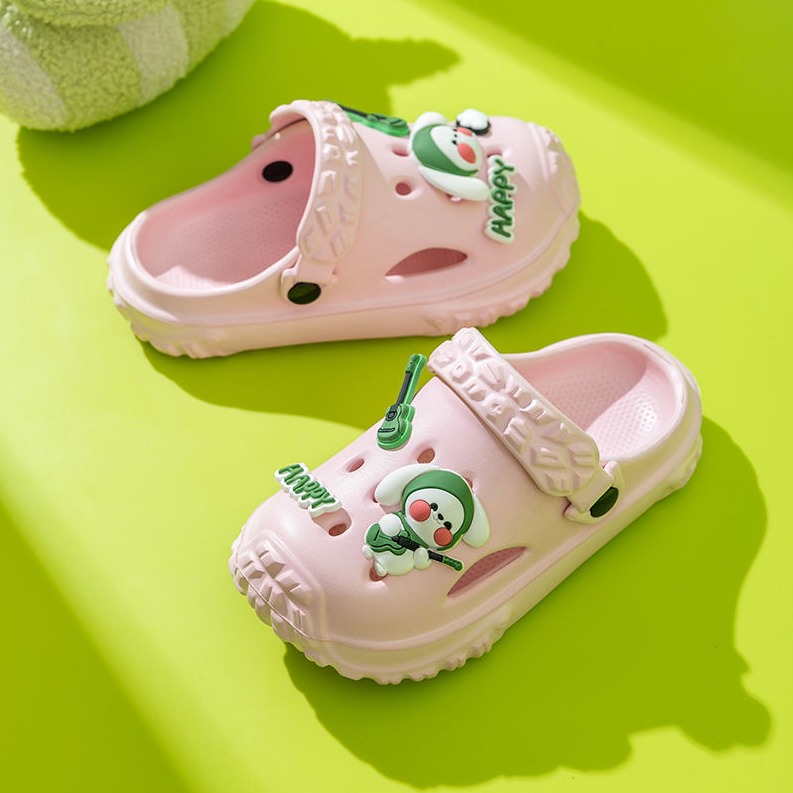 Kids Shoes Baby Shoes  Sandals Children'S Slippers New Style Boys And Girls Indoor Non-Slip Wear-Resistant Cartoon Large Children And Babies Outdoor Hole Shoes Sandals