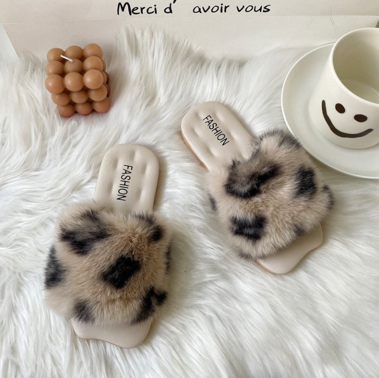 Kids Shoes Baby Shoes Girls' Shoes Slippers Children and baby girls wear fashionable and stylish home indoor furry slippers