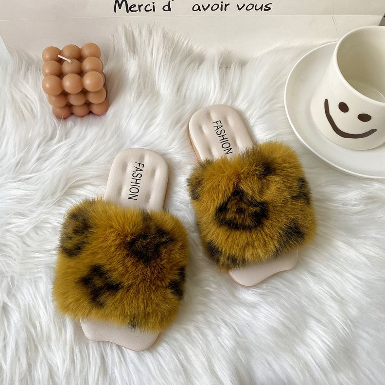 Kids Shoes Baby Shoes Girls' Shoes Slippers Children and baby girls wear fashionable and stylish home indoor furry slippers