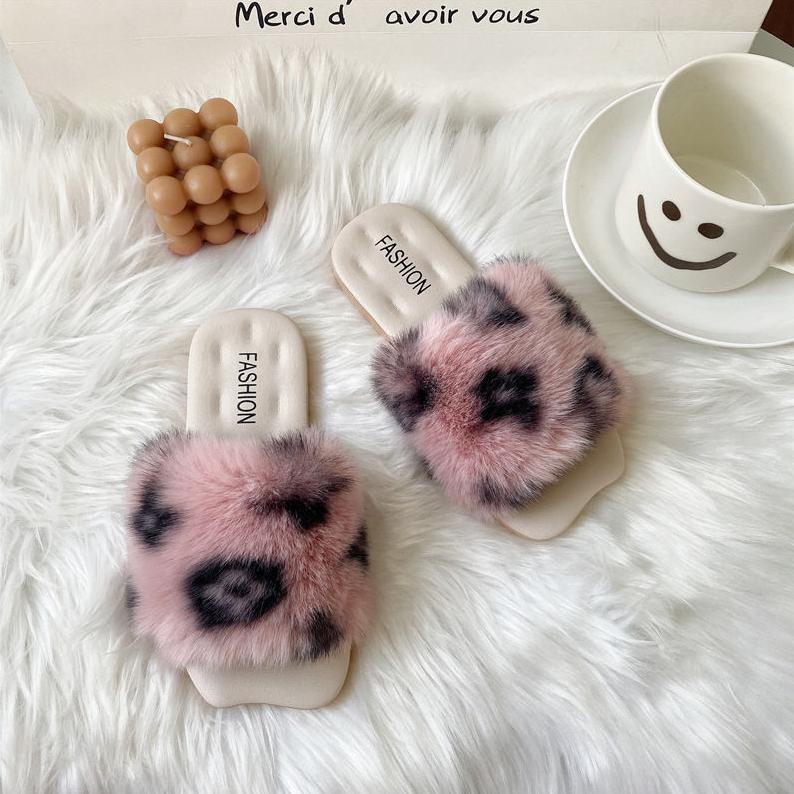 Kids Shoes Baby Shoes Girls' Shoes Slippers Children and baby girls wear fashionable and stylish home indoor furry slippers