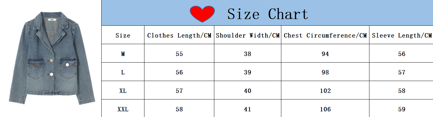 Women's Clothing Tops Jackets Coats Hong Kong style small style suit collar denim jacket women's new denim casual short jacket