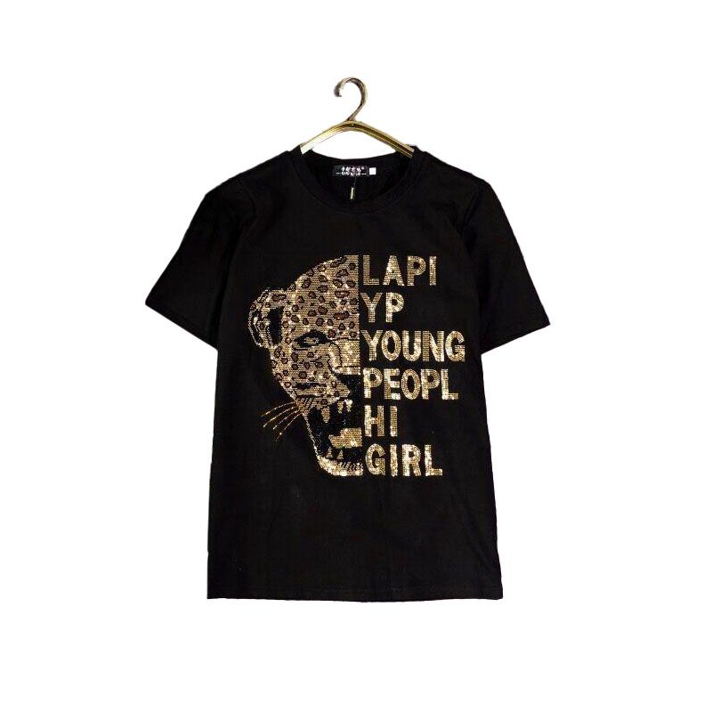 Women's Clothing Sets Two-Piece Outfits Men's Sportswear T-Shirts Large size western style  men and women in summer fashionable hot diamond slimming and flesh-covering casual women's clothing men's cl