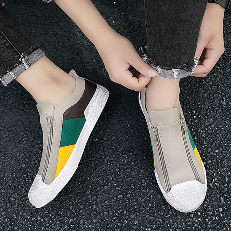 Men's Shoes Sports Skateboarding New Summer Men's Shoes Breathable Trendy Canvas Flat Shoes Sports Leisure Versatile Trendy Shoes