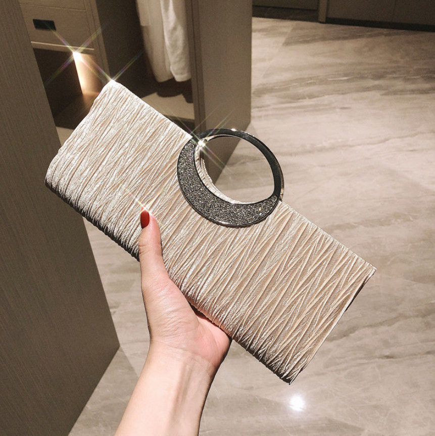 Women's Bags Clutches Evening Bags New envelope clutch bag, fashionable women's bag, diamond-encrusted small bag, chain messenger bag, dinner bag, banquet handbag clutch bag