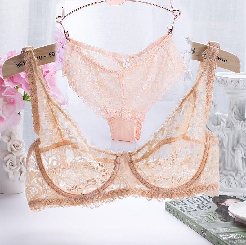 Women'S Clothing  Lingerie Sets Sexy Underwear [Bra Set] Ultra-Thin Transparent Full Lace Underwear That Is Comfortable And Can Also Be Worn To Sleep