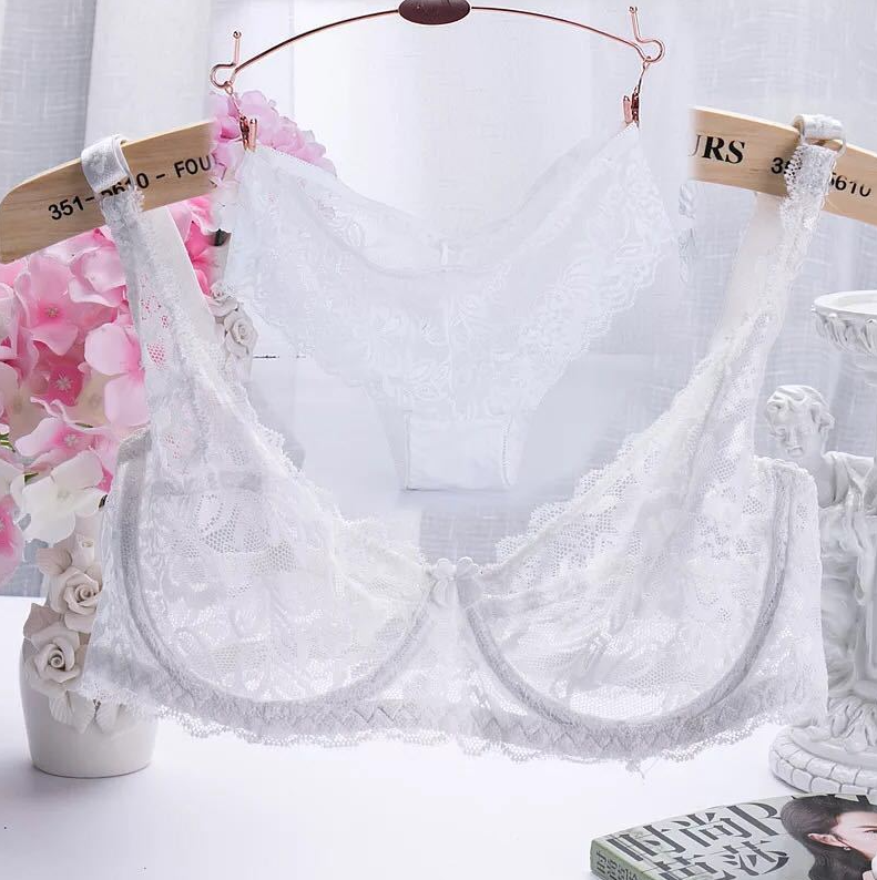 Women'S Clothing  Lingerie Sets Sexy Underwear [Bra Set] Ultra-Thin Transparent Full Lace Underwear That Is Comfortable And Can Also Be Worn To Sleep