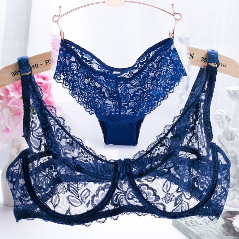 Women'S Clothing  Lingerie Sets Sexy Underwear [Bra Set] Ultra-Thin Transparent Full Lace Underwear That Is Comfortable And Can Also Be Worn To Sleep