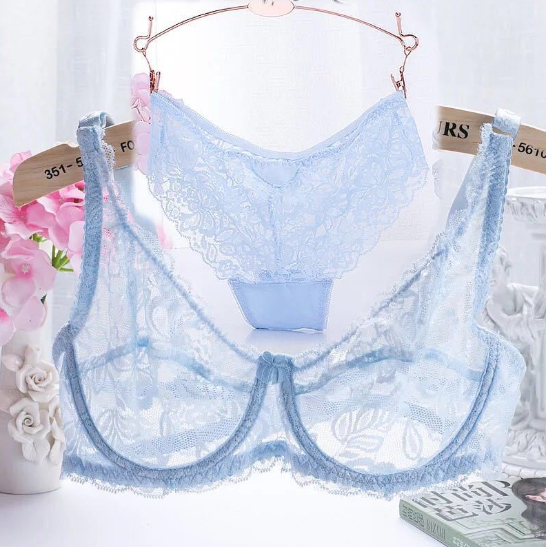 Women'S Clothing  Lingerie Sets Sexy Underwear [Bra Set] Ultra-Thin Transparent Full Lace Underwear That Is Comfortable And Can Also Be Worn To Sleep
