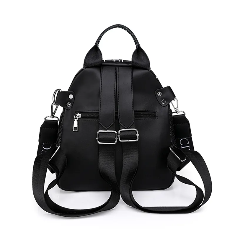 Women's Bags Fashion Backpacks Soft leather backpack new women's bag multi-functional travel small bag woven wear-resistant backpack fashion bag