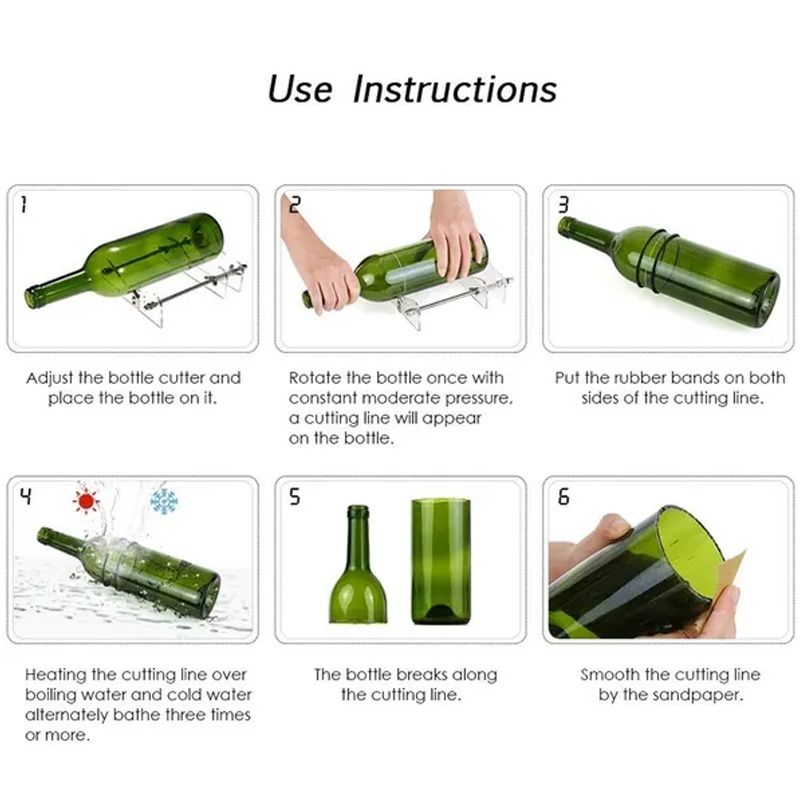 Hand Tool Cutting Tools Glass bottle cutting tool wine bottle cutter DIY wine bottle tool cutting machine glass knife transparent cutter