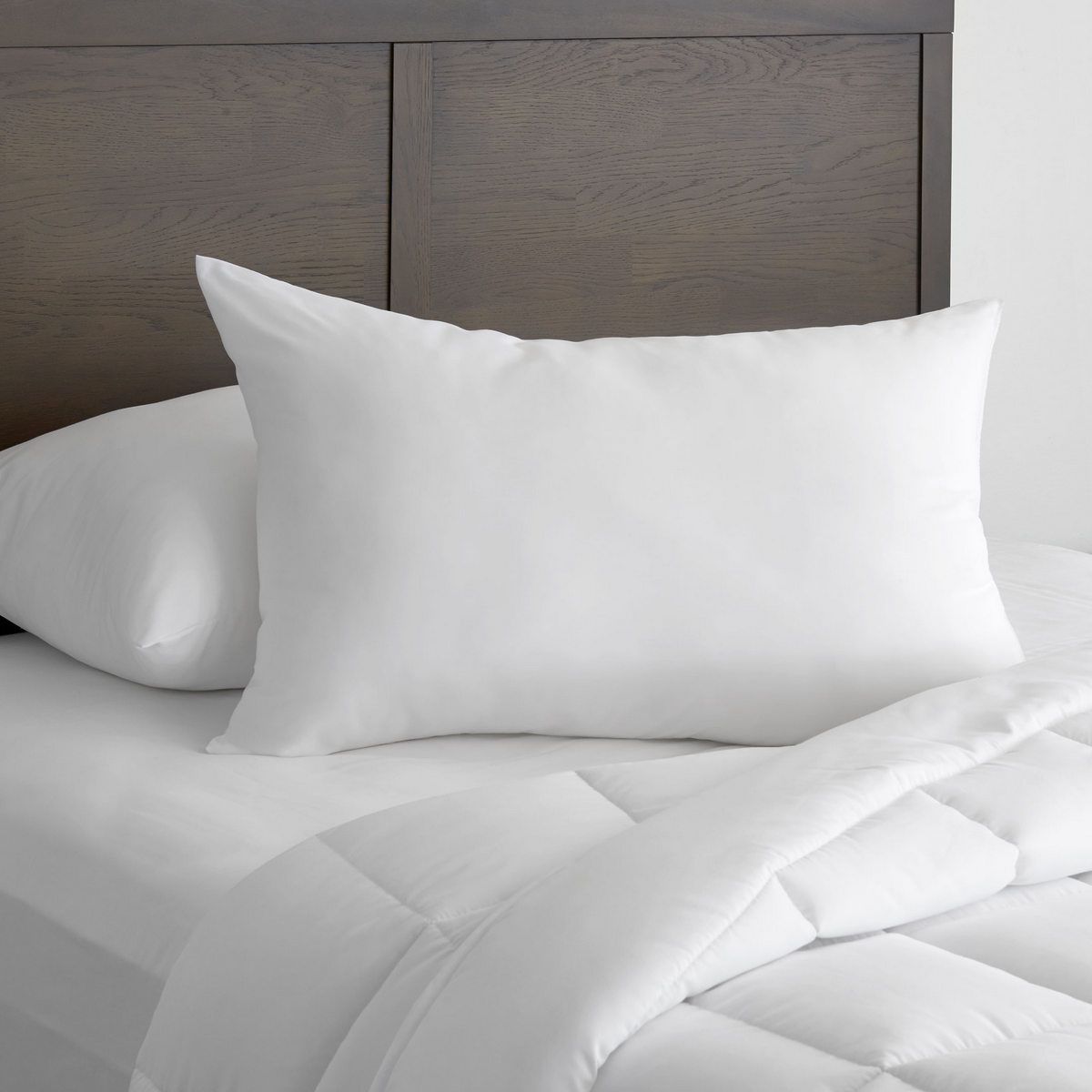 2PCS Set Of 2 Bed Pillow RANDOM  (Pair- Pure Fibre Filled)
