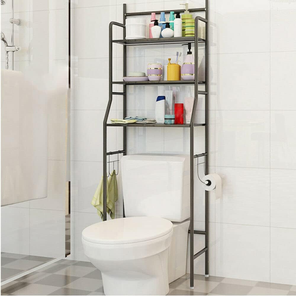 Ragen 3 Tier Above Toilet Storage, Bathroom Shelf Over The Toilet and Washing machine  rack   Over-The-Toilet Storage, Cabinet Over Toilet Premium toilet rack