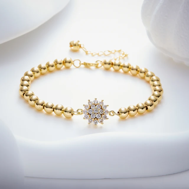 Fashion 18k Gold Plated Luxury Women Bracelet-92S
