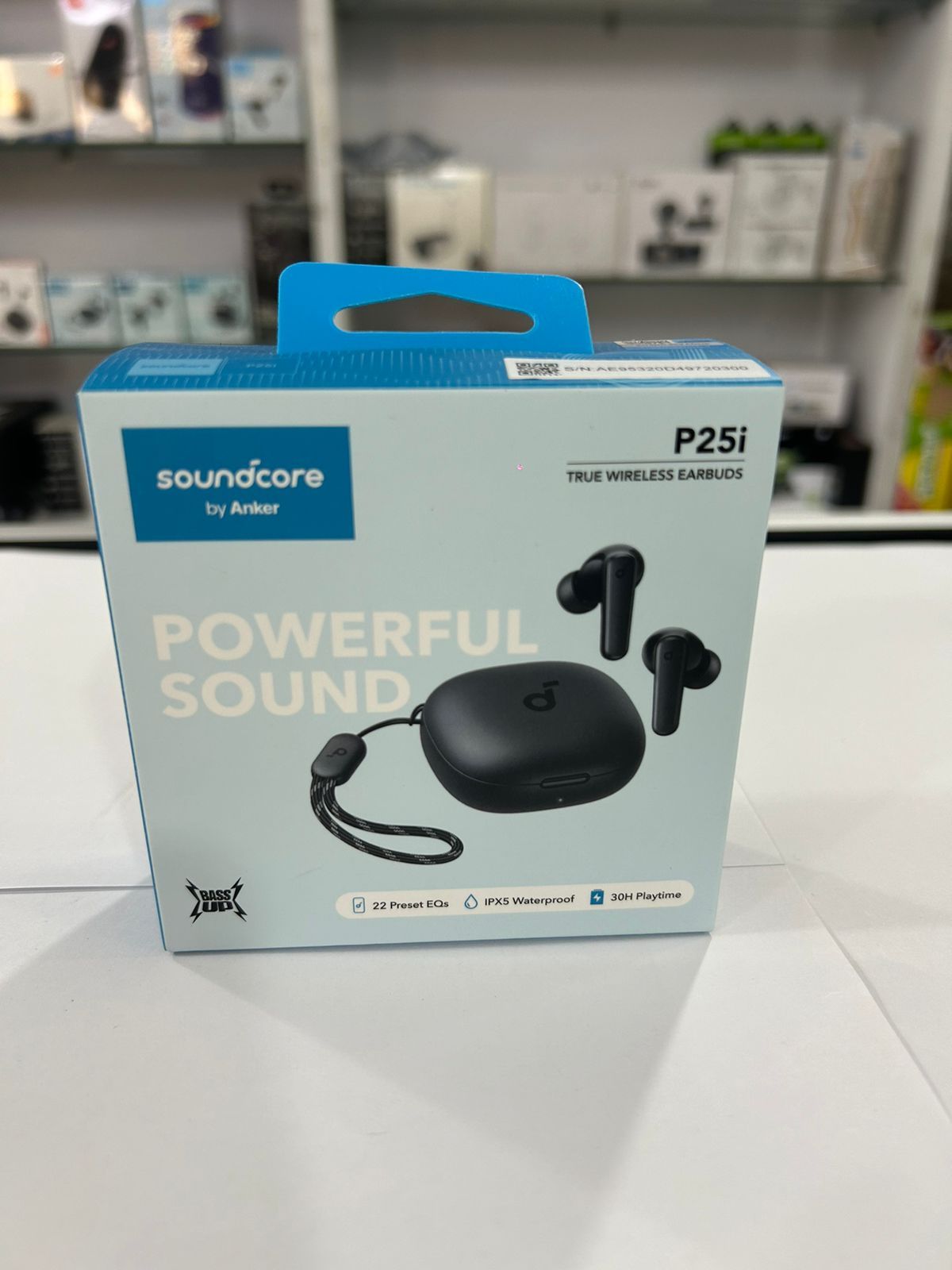 soundcore by Anker P25i Black, True Wireless Earbuds, AI-Enhanced Calls, 10mm Drivers, 30 Hours Playtime with Fast Charging, Bluetooth 5.3, IPX5, Low Latency Gaming Mode, Find My Buds