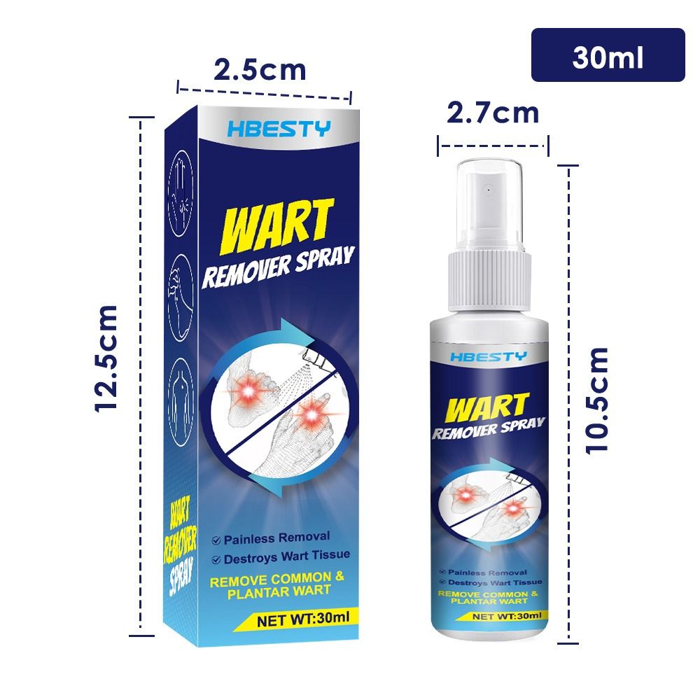 Wart removing spray Wart flat Nursing solution Chicken eye diced meat Fat granules Nursing repair fluid