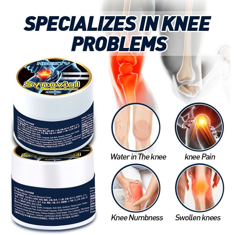 Knee cream meniscus synovium Neck and shoulder muscle Nursing cream Mugwort joint Activating collaterals Massage cream
