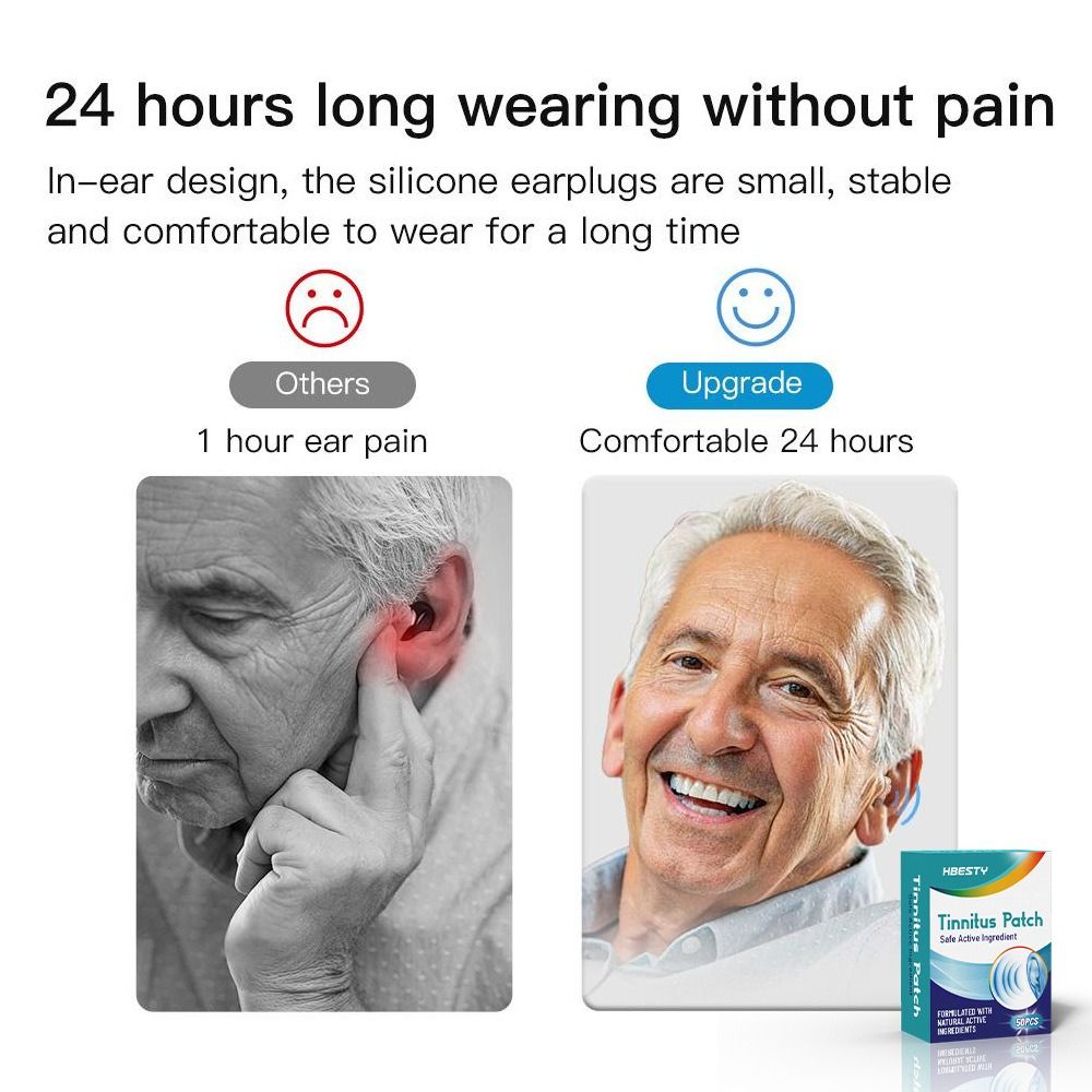 Erkang patch Middle aged and elderly people Human tinnitus Roar Unable to hear clearly nursing acupoint 50 health patches