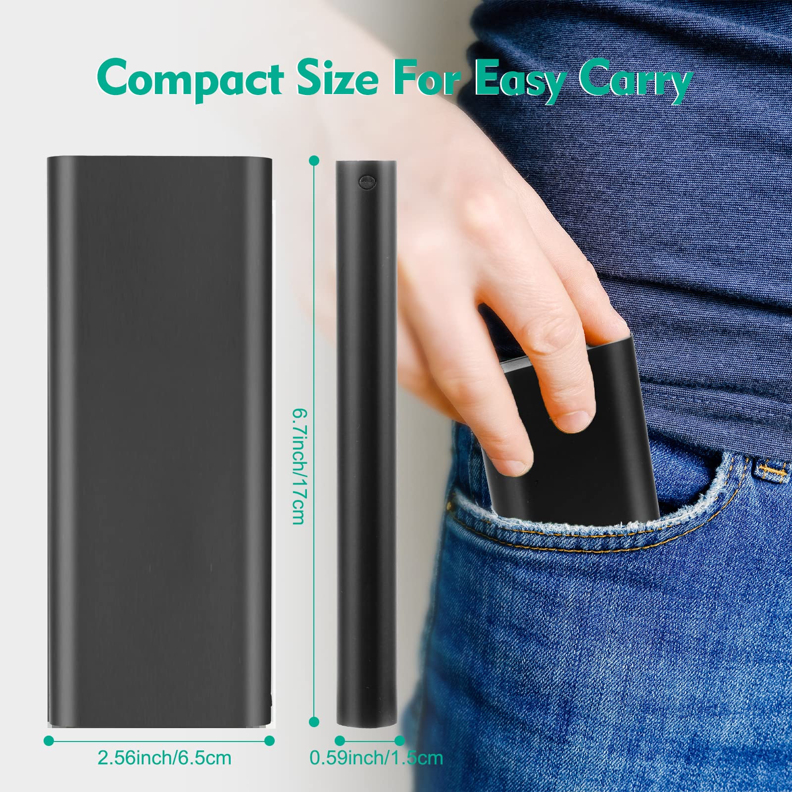 24 in 1 Precision Screwdriver Set Mini Screwdriver Set with Premium Quality Aluminum Case Multifunction Magnetic Driver Bit Set - Black