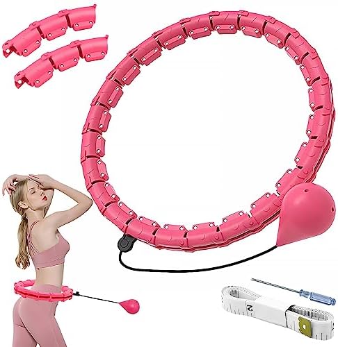 Weighted Fitness Exercise Hula Hoop Thin Waist Shaper Massager/Tummy Trimmer