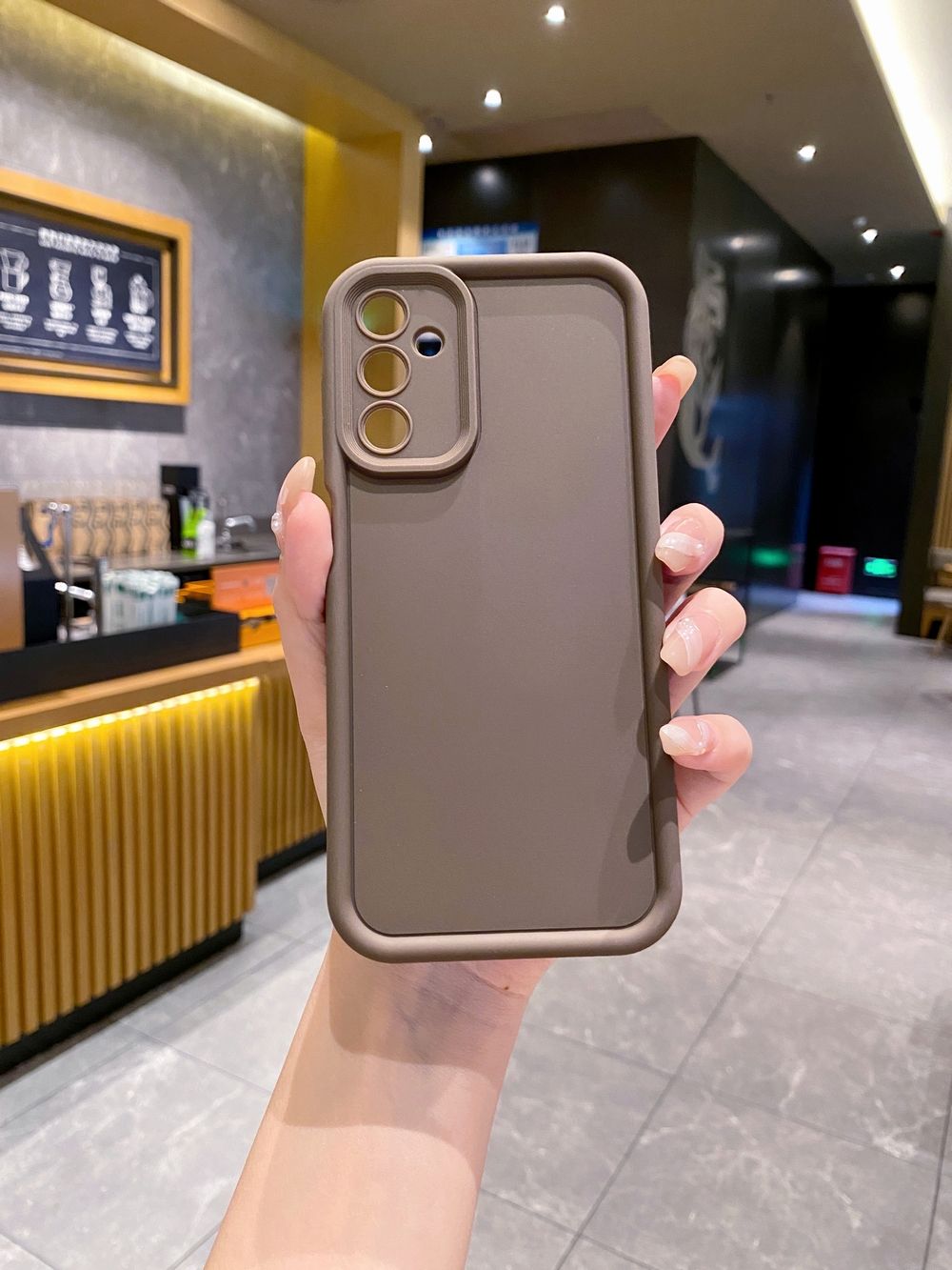 for Samsung Galaxy A03 A05 A05S A12 A14 A15 A23 A33 A34 A35 A53 A55 A73 Case Square Frame Straight Edge Cover