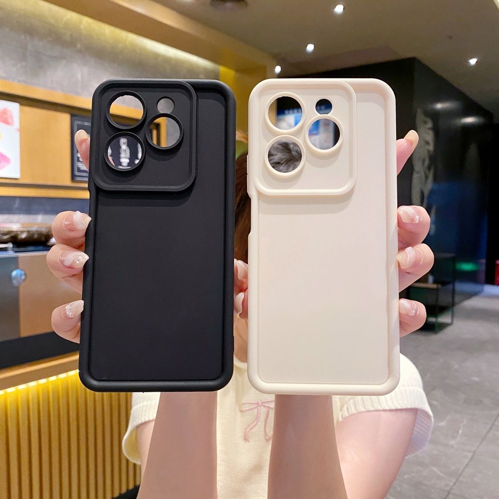 New Silicone Phone Case For Tecno Spark 20 20C Pro+ POVA 5 PRO 8 GO 2024 CAMON 30 PRO PREMIER Casing Bumper Shockproof Lens Protective Back Cover